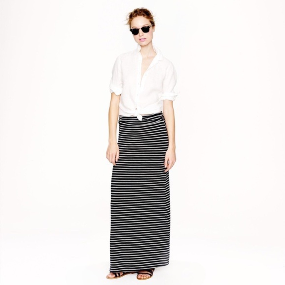 J. Crew jersey maxi skirt
